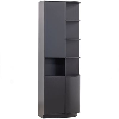 WOOOD FINCA Förvaringsskåp Höger 78 cm Tall Djupsvart