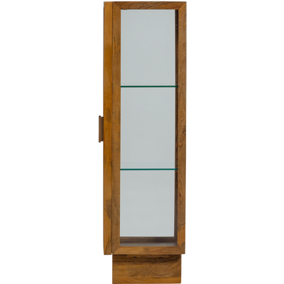 WOOOD Kella Vitrinskåp En Dörr Mango Natur