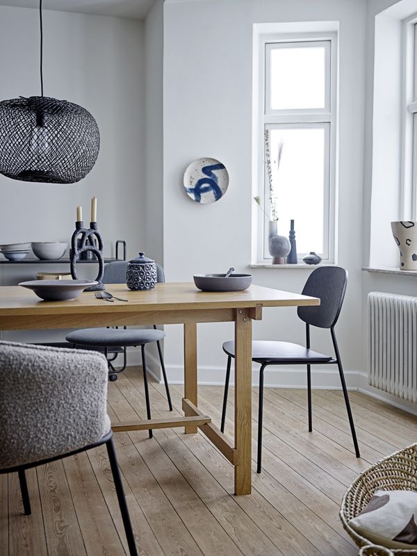 Bloomingville Monza Matstol, Svart, Plywood, L45xH83xW52 cm