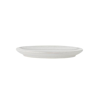 Bloomingville Addison Tallrik, Vit, Stengods 20 cm 6-pack