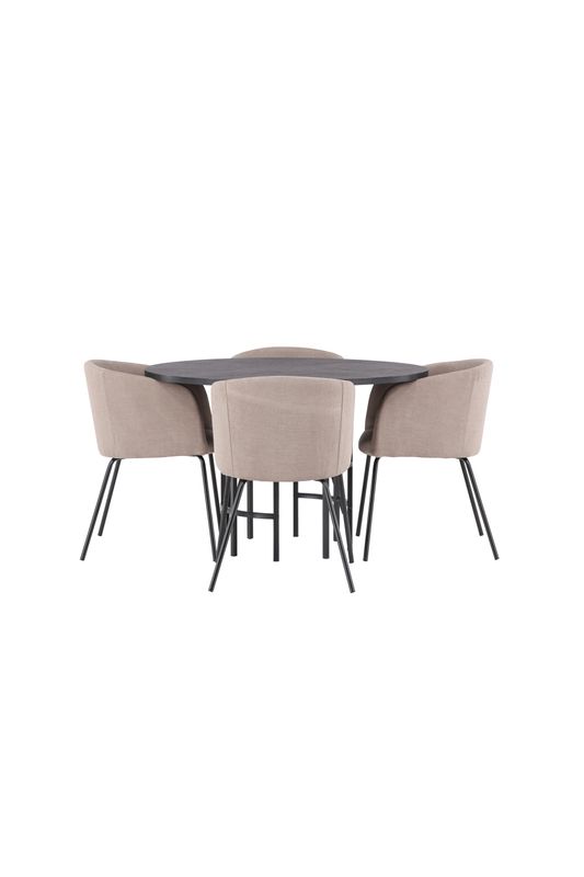 Venture Home Matgrupp Copenhagen med 4st Matstolar Berit