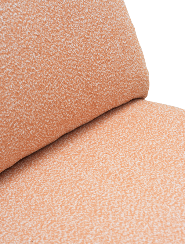 Brafab Blixt fåtölj Pearl White/Teddy Orange