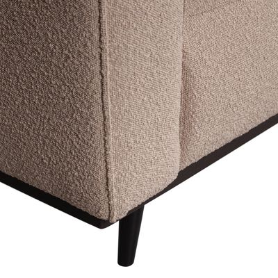 WOOOD Statement 3-sits Soffa 230 cm Boucle Beige