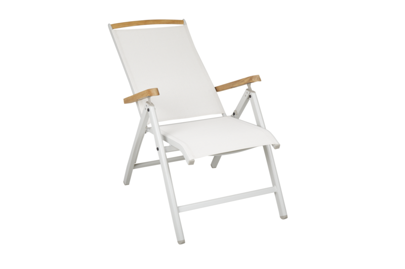 Brafab Andy Positionsstol Ljusgrå/Offwhite