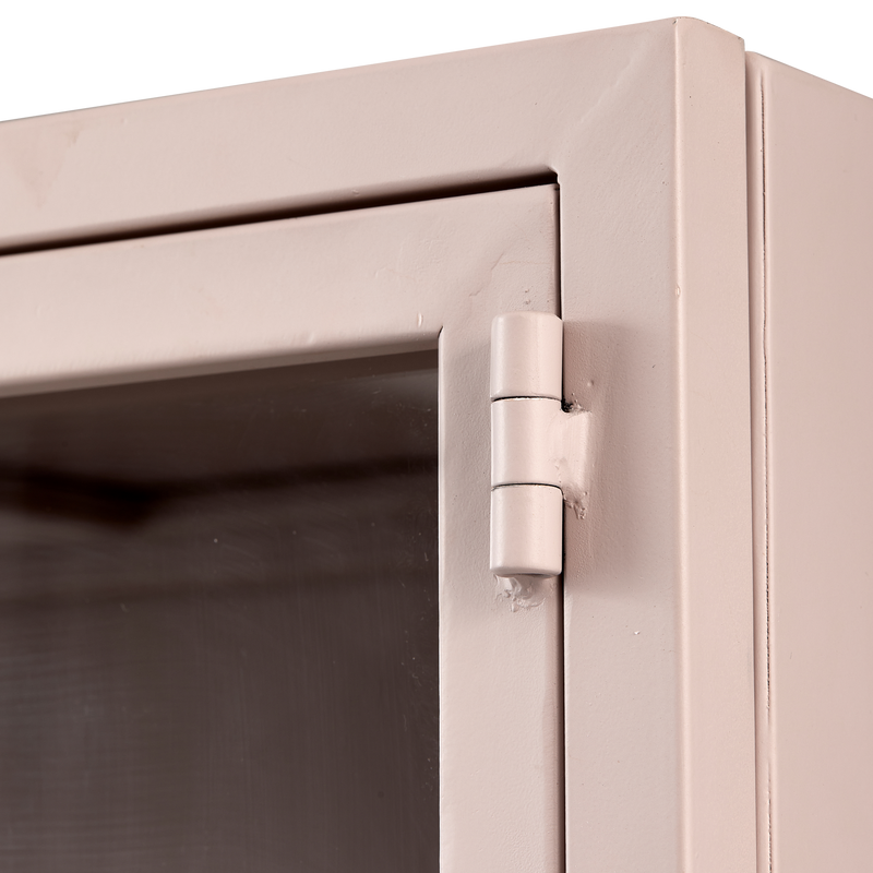 WOOOD Ronja Vitrinskåp XL Metall Mjuk Rosa