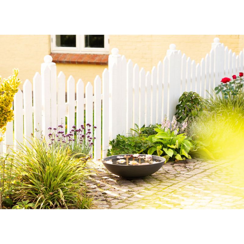 House Nordic Fleuriste Waterflower-skål Mörk Grå