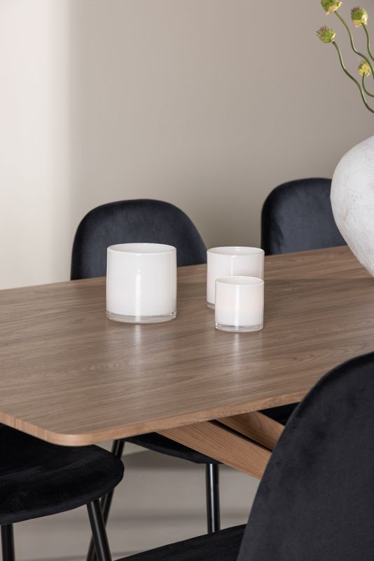 Venture Home Piazza Matbord med Polar Matstol