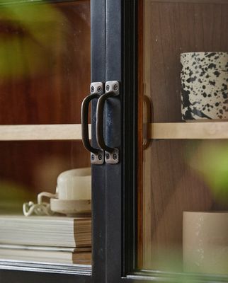 Nordal VIVA väggskåp, 2 dörrar - svart