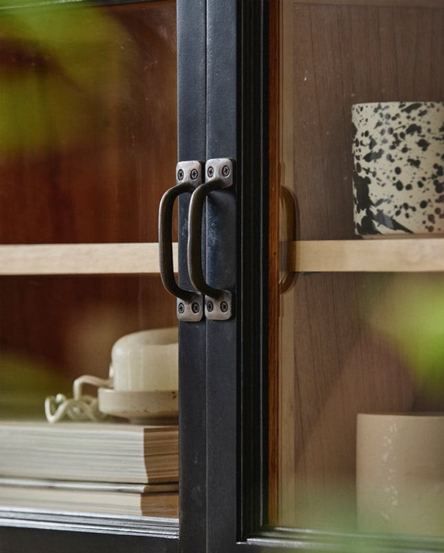 Nordal VIVA väggskåp, 2 dörrar - svart