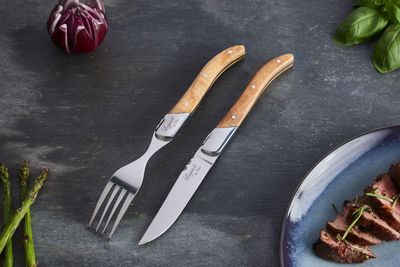 Laguiole By Hâws grillknivar 6-pack, handtag i svart trä