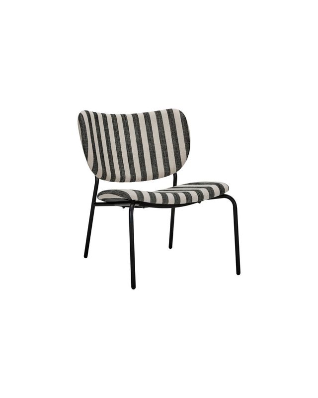 House Doctor Longa Stol Svart/Vit