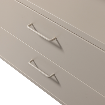 WOOOD Ferris Öppet Klädskåp 70 cm i Metall Sand