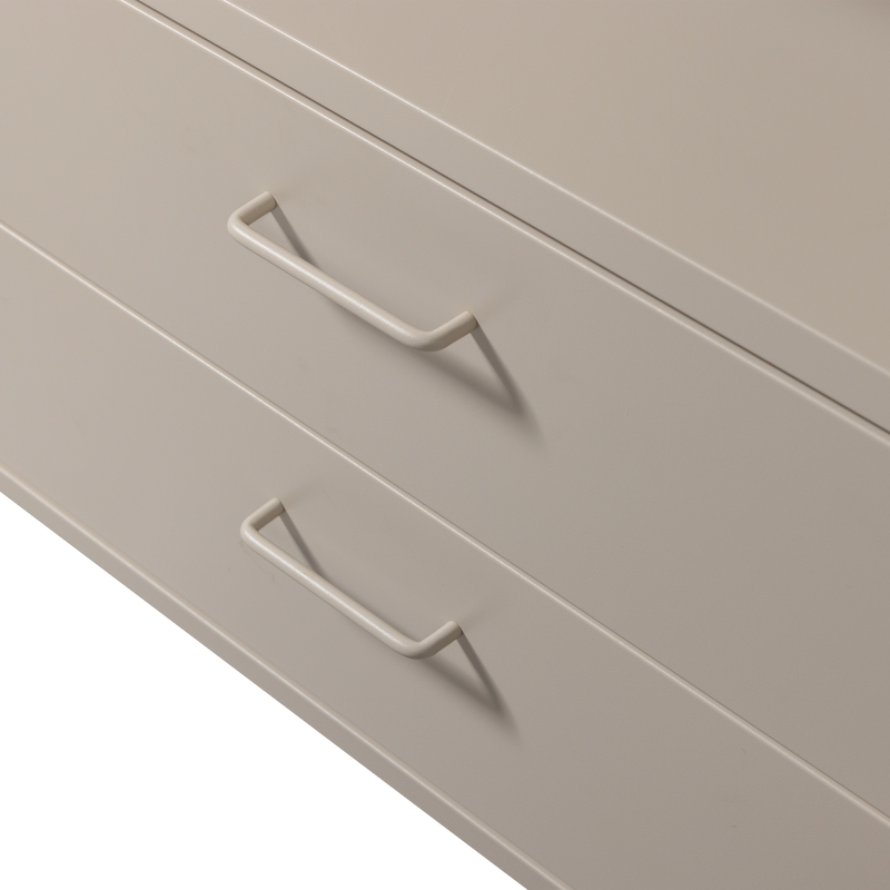 WOOOD Ferris Öppet Klädskåp 70 cm i Metall Sand