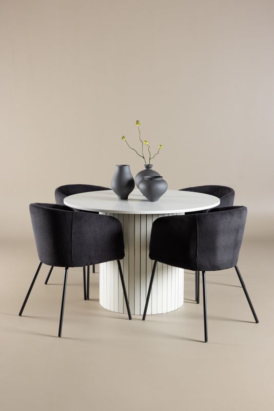 Venture Home Härön Matbord med Berit Matstol