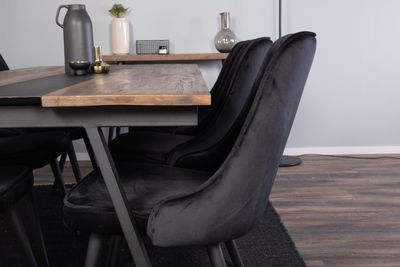 Venture Home Matgrupp Jakarta med Velvet Deluxe Stolar