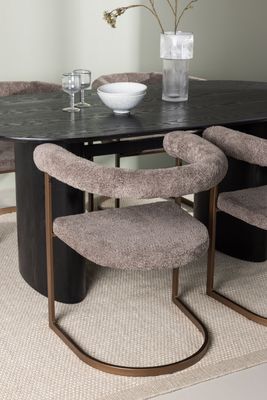 Venture Home Matgrupp Isolde med stolarna Morning