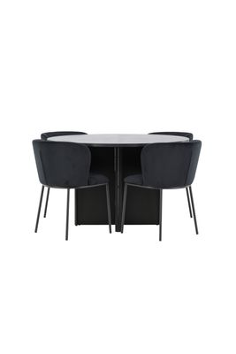 Venture Home Matbord Strada med Edina Stol