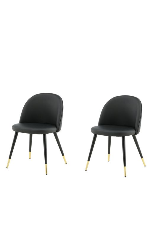 Venture Home Velvet Matstol 2-pack