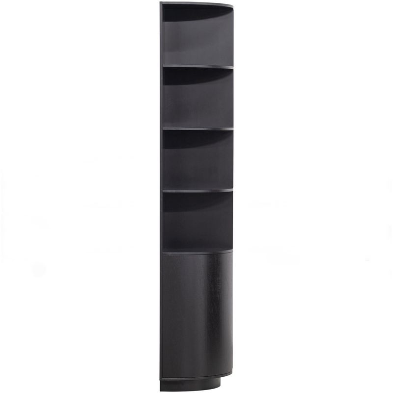 WOOOD Finca Förvaringsskåp Vänster 78 cm Djupsvart FSC-certifierad