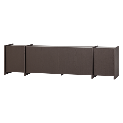 WOOOD BROCK TV-bänk 200 cm i askfaner