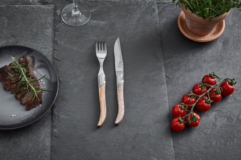 Laguiole By Hâws grillknivar 6-pack, handtag i ekträ