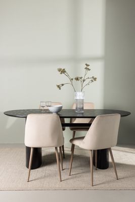 Venture Home Matgrupp Isolde med stolarna Night