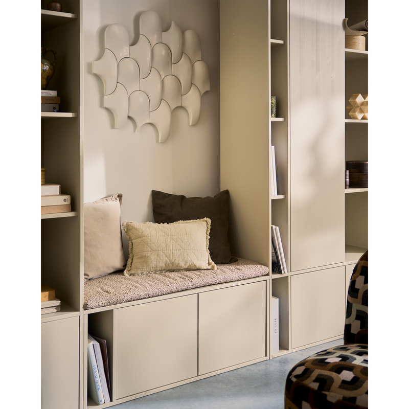 vtwonen SETTLE DOWN TV-bänk/Bänk 108 cm Dust med sittdyna [FSC]