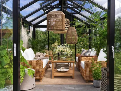 Brafab Rossvik Rottingfåtölj Natur/Vit