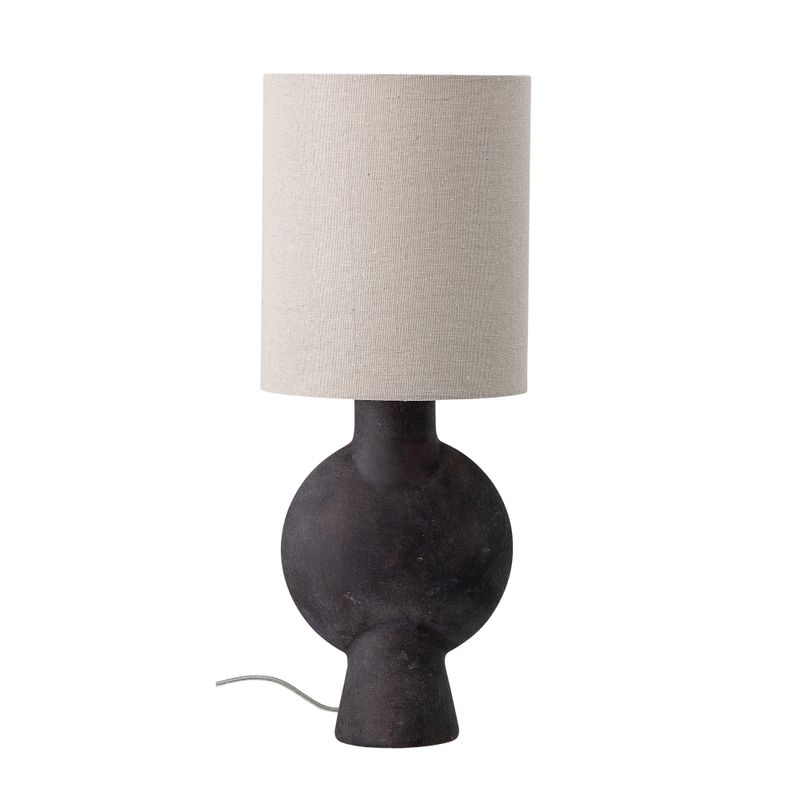 Bloomingville Sergio Bordslampa, Brun, Stengods, Ø21xH55 cm