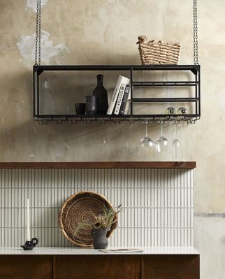 Nordal LOFT rack/hylla, L, svart