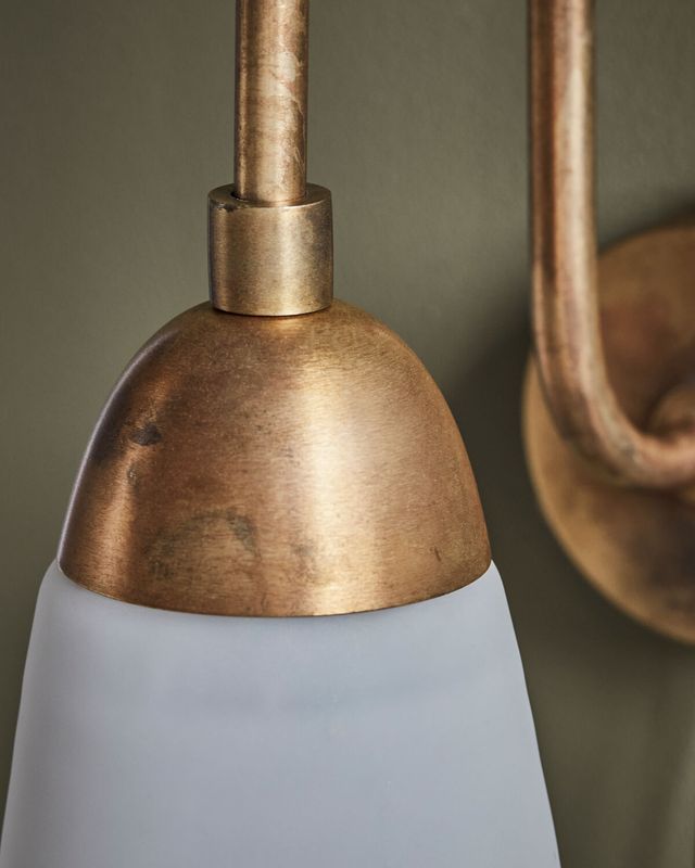 House Doctor Drop Vägglampa Antik Mässing