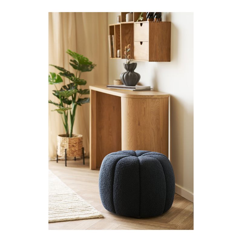 House Nordic Paisley Puff Marinblå