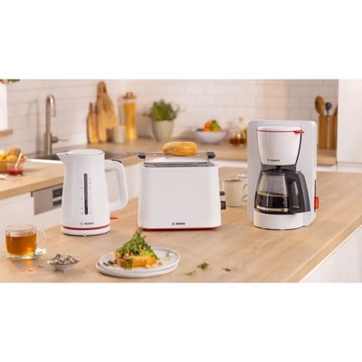 Bosch Brödrost TAT3M121 Vit 950W med Bagels Funktion