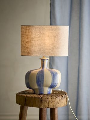 Bloomingville Alida Bordslampa, Flerfärgad, Stengods, L33xH46xW19 cm