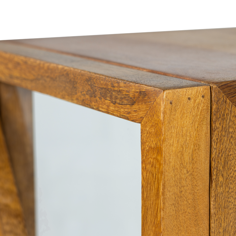 WOOOD Kella Vitrinskåp En Dörr Mango Natur