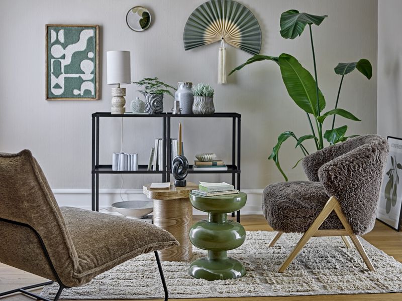 Bloomingville Camino Fåtölj, Brun, FSC®100%, Gummiträ, L68xH80xW70 cm