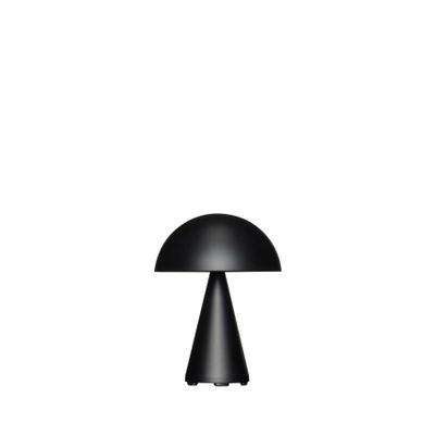 Hübsch Mush Bärbar bordslampa Matt Svart