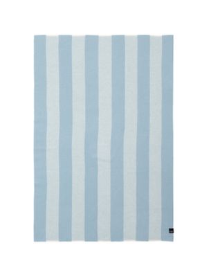 Høie Ringstind ullpläd ljusblå 120x180 cm