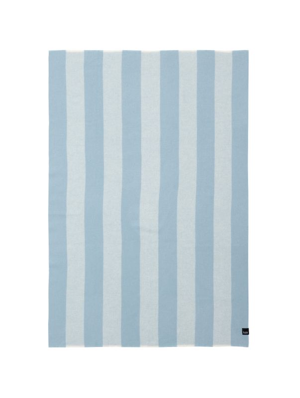 Høie Ringstind ullpläd ljusblå 120x180 cm