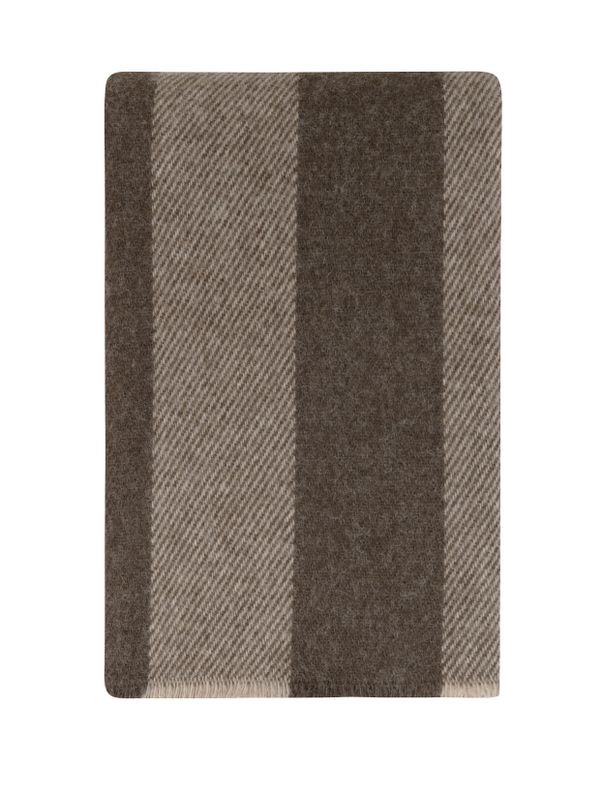 Høie Ringstind ullpläd chokladbrun 120x180 cm