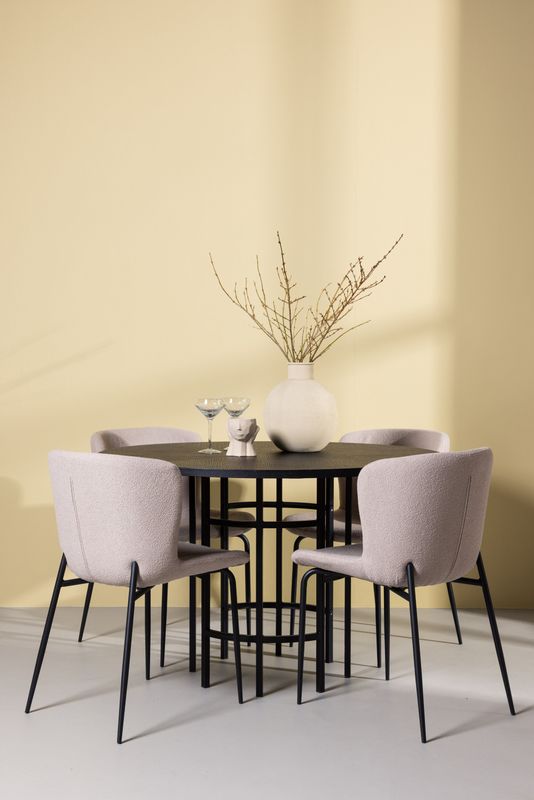 Venture Home Matgrupp Copenhagen med 4st Matstolar Modesto