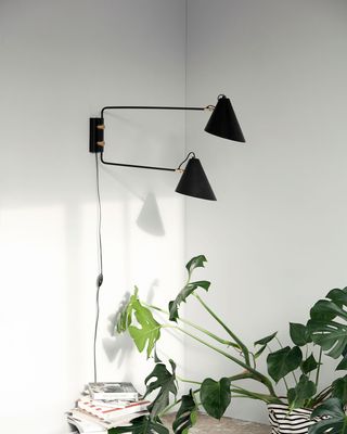 House Doctor Club Double Vägglampa Svart