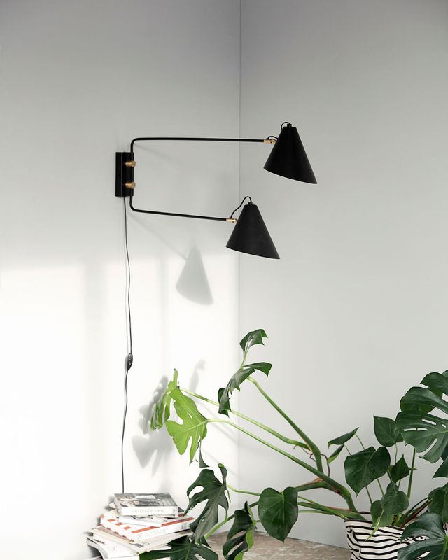 House Doctor Club Double Vägglampa Svart