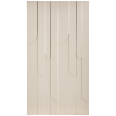 WOOOD RAIN 2-dörrars förvaringsskåp i dammfärgad furu