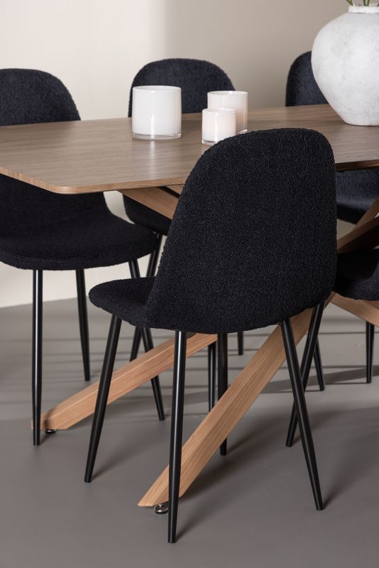 Venture Home Piazza Matbord med Polar Matstol