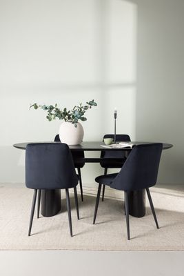 Venture Home Matgrupp Isolde med stolarna Night