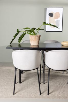 Venture Home Matgrupp Astrid med stolarna Evelina