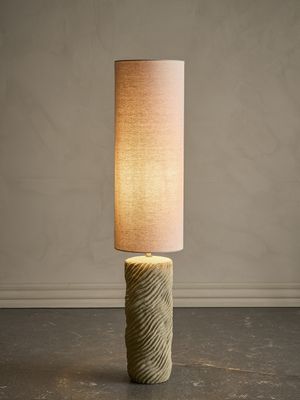 Bloomingville Payah Golvlampa, Natur, Stengods, Ø24xH110 cm