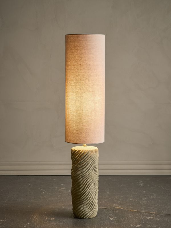 Bloomingville Payah Golvlampa, Natur, Stengods, Ø24xH110 cm