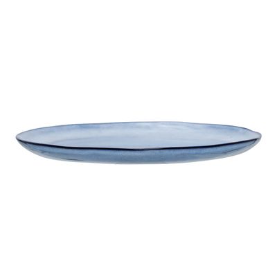 Bloomingville Sandrine Tallrik, Blå, Stengods - 4-pack